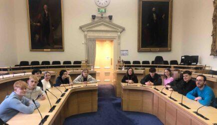 PolSoC students visit Dublin City Hall for an in-depth conversation with Councillor Jen Cummins